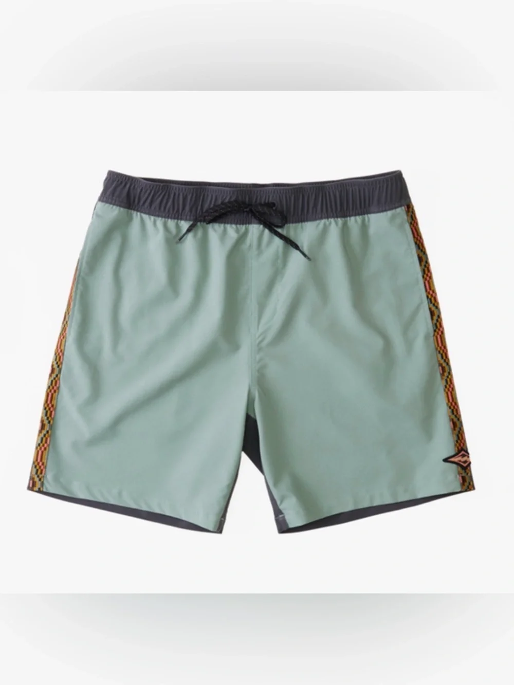 Billabong All Day Pigment Layback 17” Boardshorts Swimsuit XL Green Gray Swim